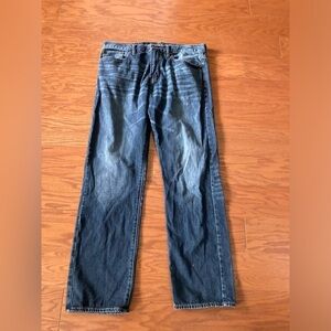 Men’s American Eagle Blue Jeans Sz 36 x 34 Relaxed Straight